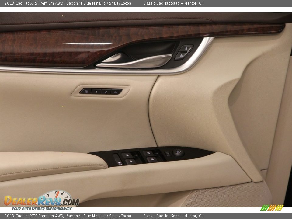 2013 Cadillac XTS Premium AWD Sapphire Blue Metallic / Shale/Cocoa Photo #5