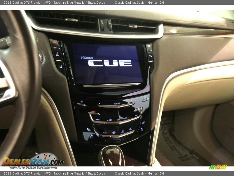 2013 Cadillac XTS Premium AWD Sapphire Blue Metallic / Shale/Cocoa Photo #11