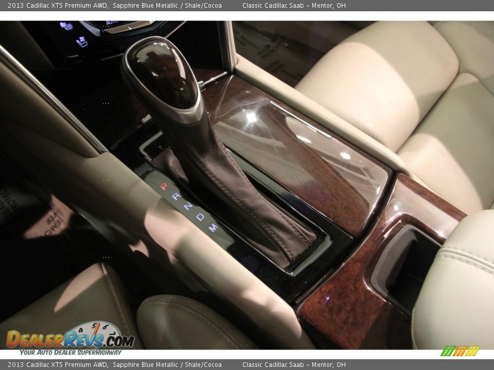 2013 Cadillac XTS Premium AWD Sapphire Blue Metallic / Shale/Cocoa Photo #16