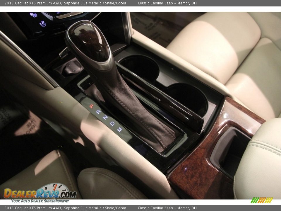 2013 Cadillac XTS Premium AWD Sapphire Blue Metallic / Shale/Cocoa Photo #17