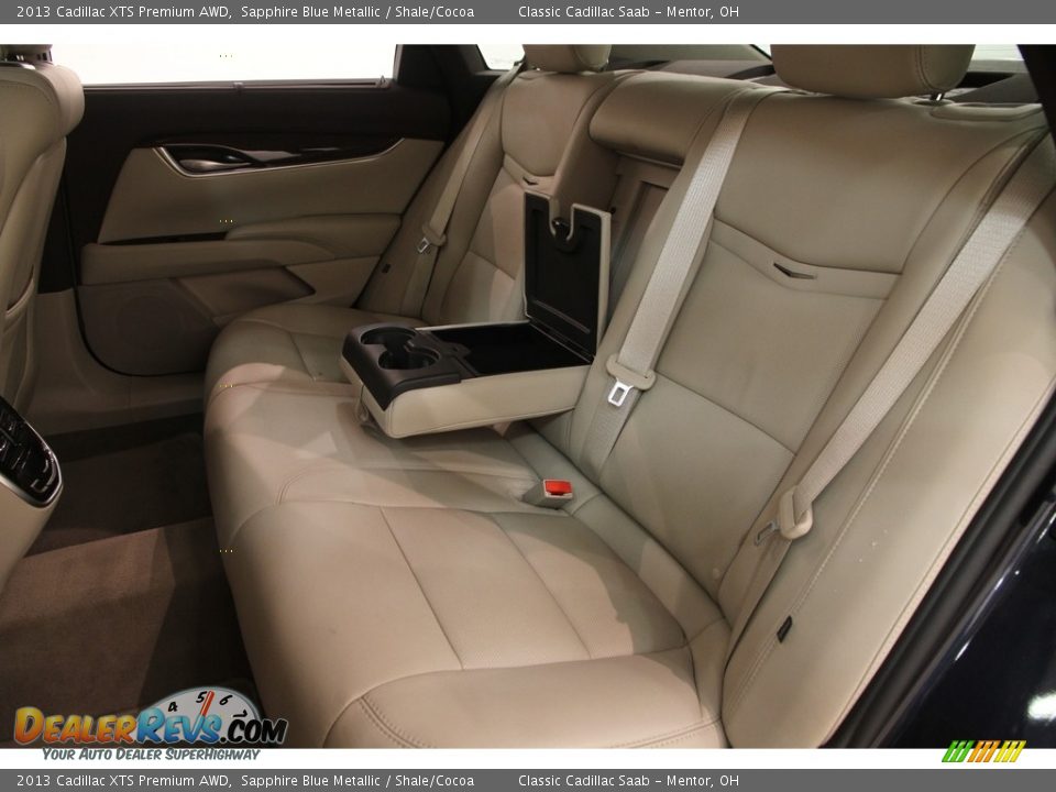 2013 Cadillac XTS Premium AWD Sapphire Blue Metallic / Shale/Cocoa Photo #21