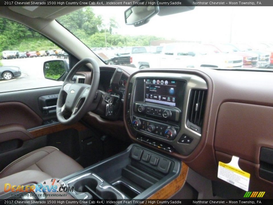 2017 Chevrolet Silverado 1500 High Country Crew Cab 4x4 Iridescent Pearl Tricoat / High Country Saddle Photo #11