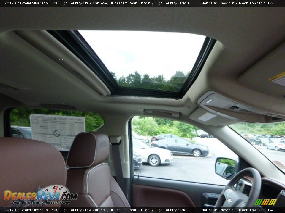2017 Chevrolet Silverado 1500 High Country Crew Cab 4x4 Iridescent Pearl Tricoat / High Country Saddle Photo #12