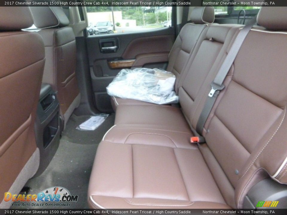 2017 Chevrolet Silverado 1500 High Country Crew Cab 4x4 Iridescent Pearl Tricoat / High Country Saddle Photo #14