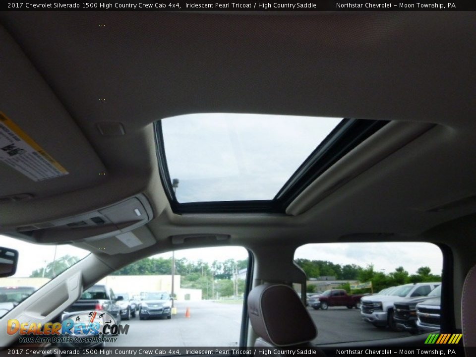 2017 Chevrolet Silverado 1500 High Country Crew Cab 4x4 Iridescent Pearl Tricoat / High Country Saddle Photo #19