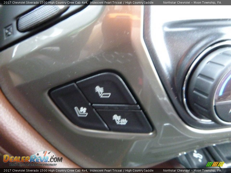 2017 Chevrolet Silverado 1500 High Country Crew Cab 4x4 Iridescent Pearl Tricoat / High Country Saddle Photo #22
