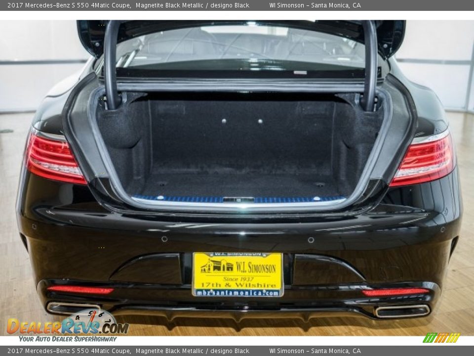 2017 Mercedes-Benz S 550 4Matic Coupe Magnetite Black Metallic / designo Black Photo #5