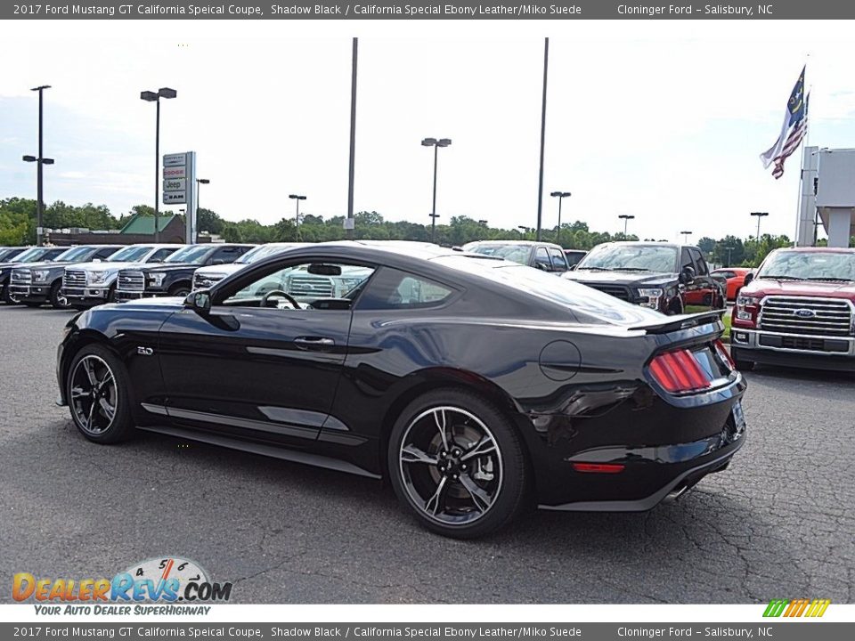2017 Ford Mustang GT California Speical Coupe Shadow Black / California Special Ebony Leather/Miko Suede Photo #19