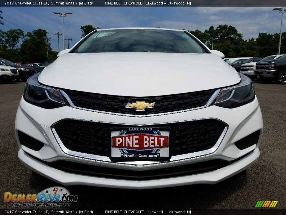 2017 Chevrolet Cruze LT Summit White / Jet Black Photo #2