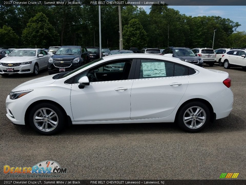 2017 Chevrolet Cruze LT Summit White / Jet Black Photo #3