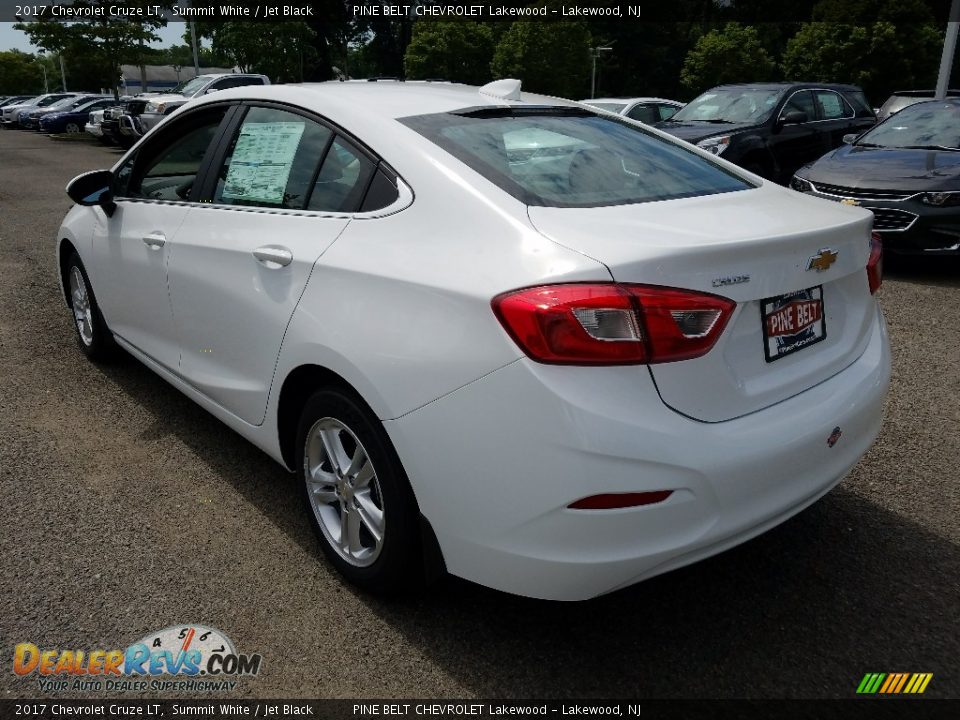2017 Chevrolet Cruze LT Summit White / Jet Black Photo #4