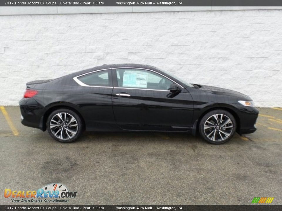 2017 Honda Accord EX Coupe Crystal Black Pearl / Black Photo #2