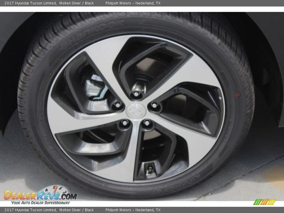 2017 Hyundai Tucson Limited Molten Silver / Black Photo #4