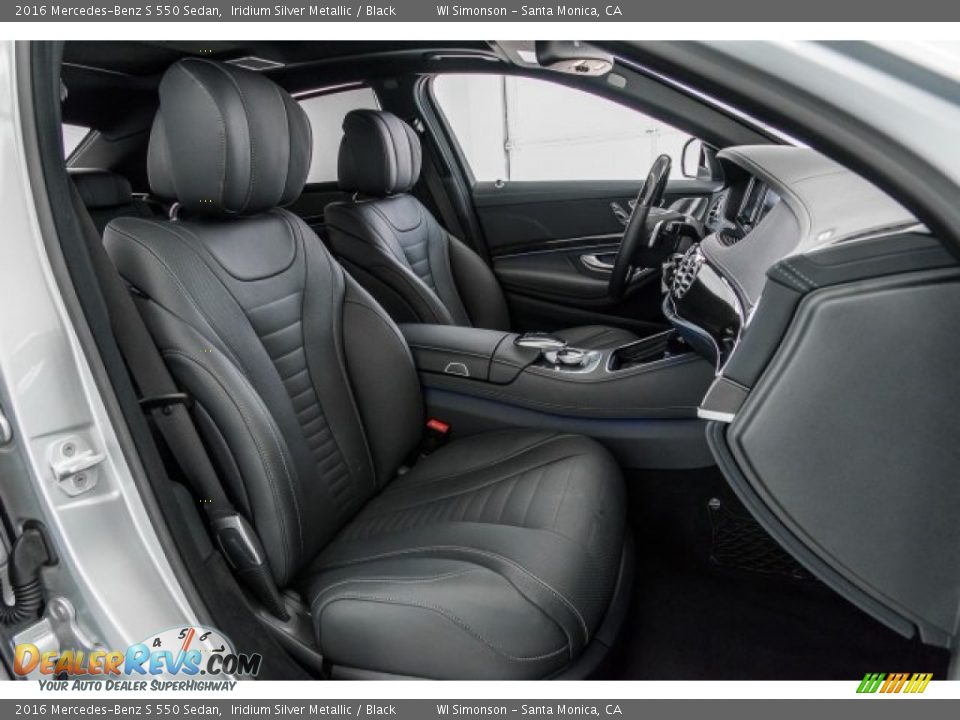 2016 Mercedes-Benz S 550 Sedan Iridium Silver Metallic / Black Photo #6