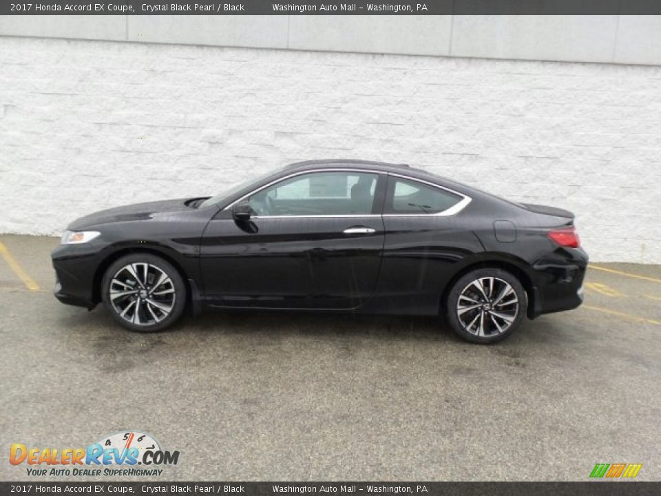 2017 Honda Accord EX Coupe Crystal Black Pearl / Black Photo #6