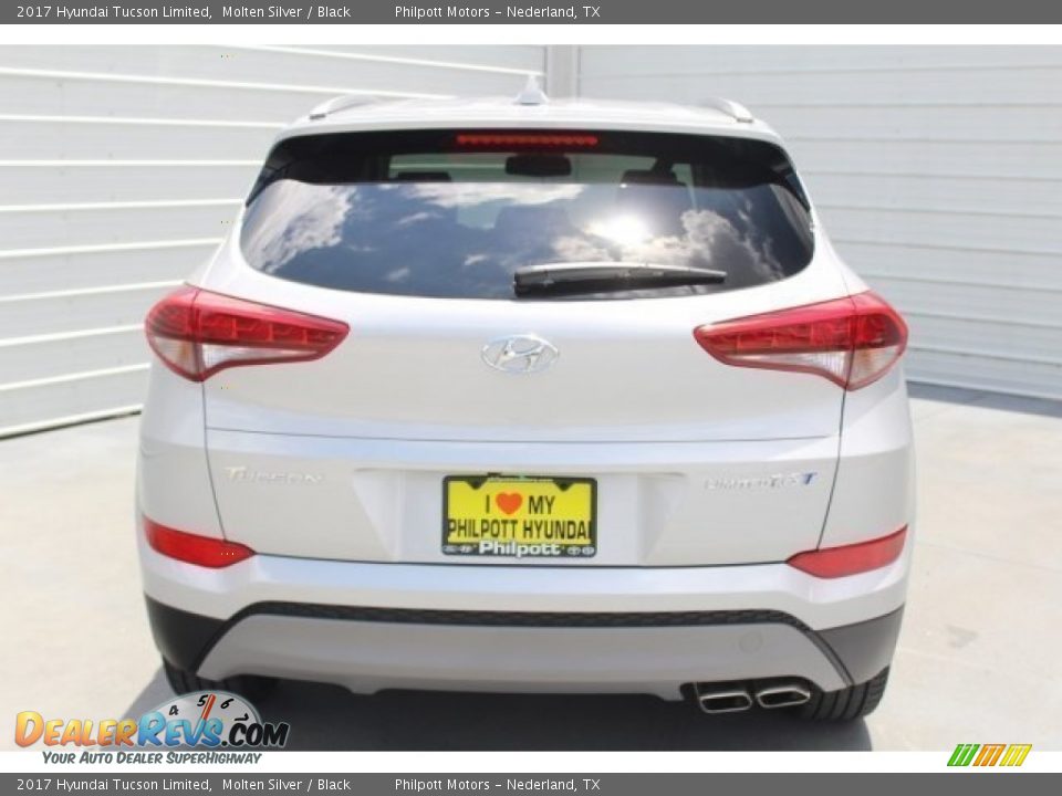 2017 Hyundai Tucson Limited Molten Silver / Black Photo #7