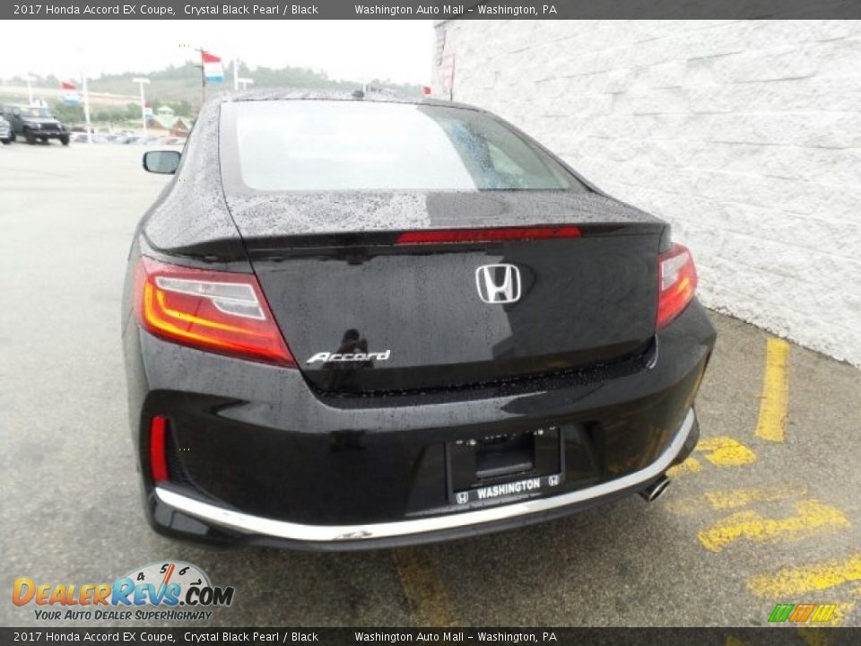 2017 Honda Accord EX Coupe Crystal Black Pearl / Black Photo #7