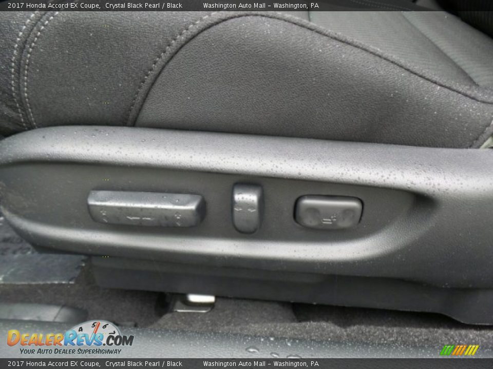 2017 Honda Accord EX Coupe Crystal Black Pearl / Black Photo #14