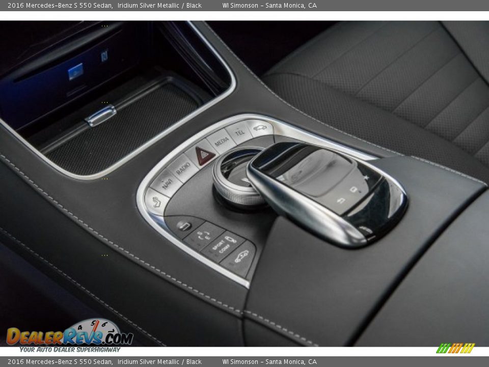 2016 Mercedes-Benz S 550 Sedan Iridium Silver Metallic / Black Photo #20