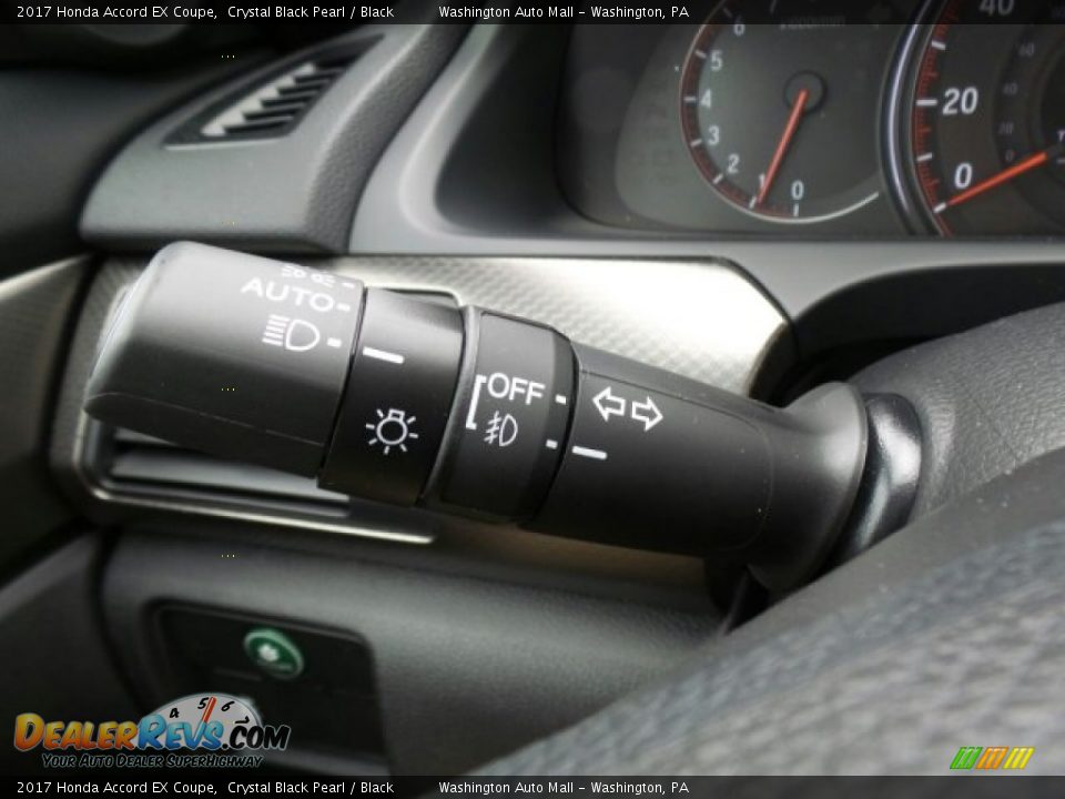 2017 Honda Accord EX Coupe Crystal Black Pearl / Black Photo #19