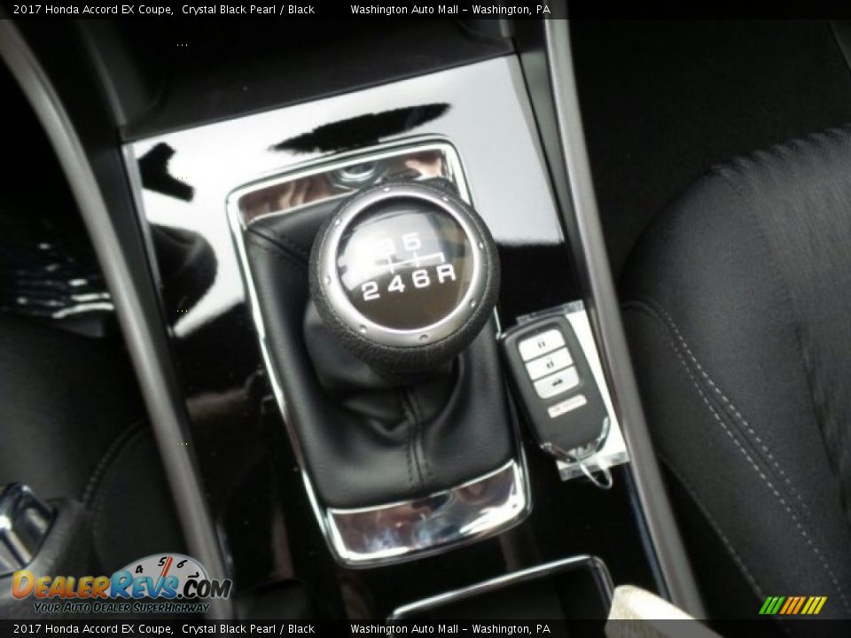 2017 Honda Accord EX Coupe Crystal Black Pearl / Black Photo #26