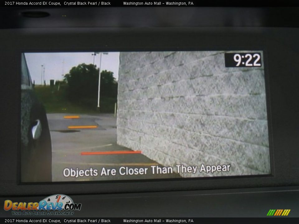 2017 Honda Accord EX Coupe Crystal Black Pearl / Black Photo #28
