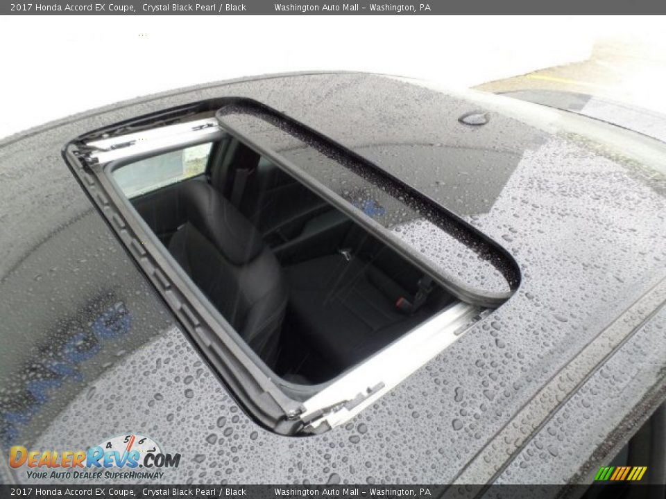 2017 Honda Accord EX Coupe Crystal Black Pearl / Black Photo #30