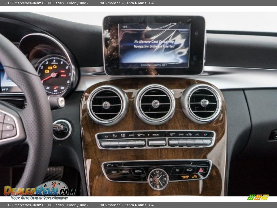 2017 Mercedes-Benz C 300 Sedan Black / Black Photo #5