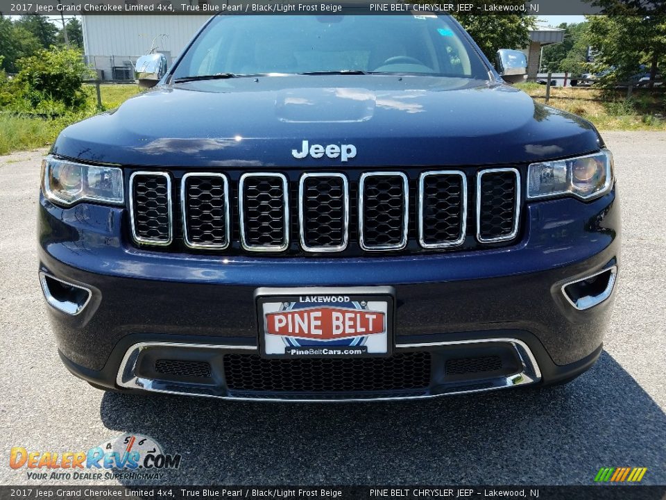 2017 Jeep Grand Cherokee Limited 4x4 True Blue Pearl / Black/Light Frost Beige Photo #2