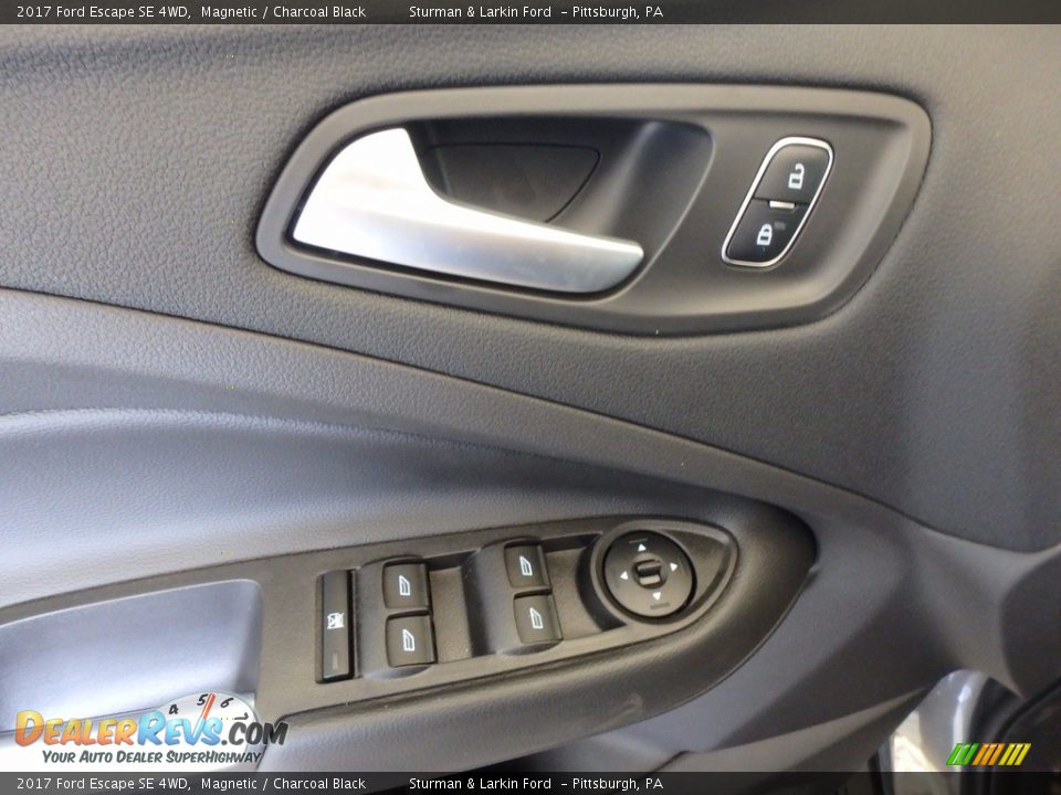 2017 Ford Escape SE 4WD Magnetic / Charcoal Black Photo #10