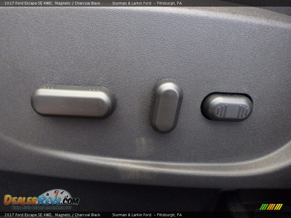 2017 Ford Escape SE 4WD Magnetic / Charcoal Black Photo #12