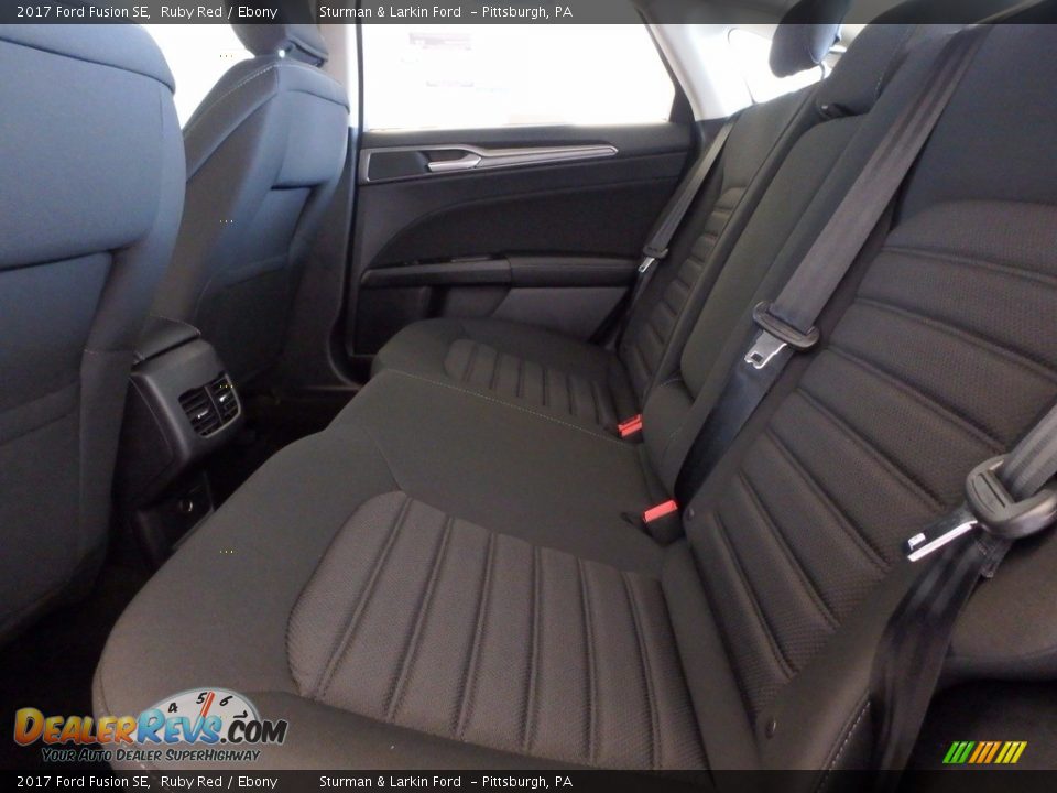 2017 Ford Fusion SE Ruby Red / Ebony Photo #8