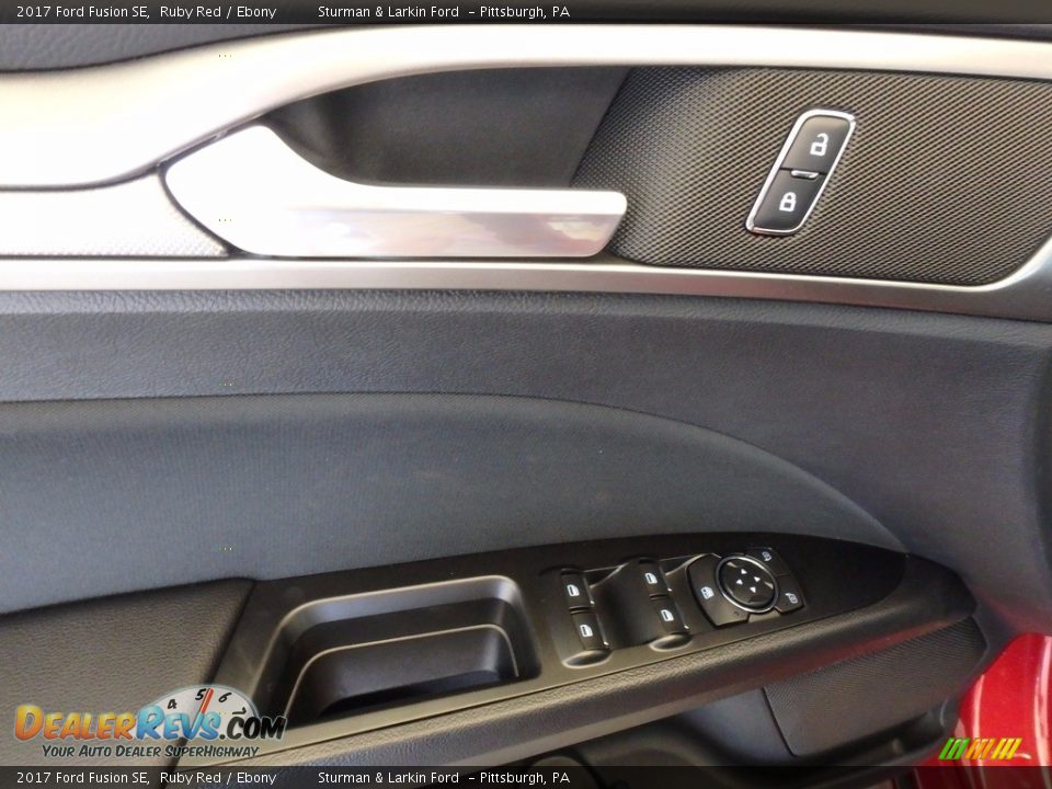 2017 Ford Fusion SE Ruby Red / Ebony Photo #10