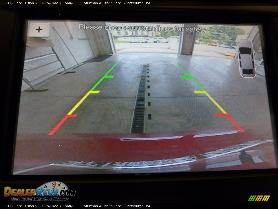 2017 Ford Fusion SE Ruby Red / Ebony Photo #14