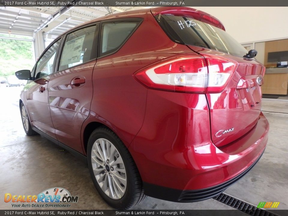 2017 Ford C-Max Hybrid SE Ruby Red / Charcoal Black Photo #4