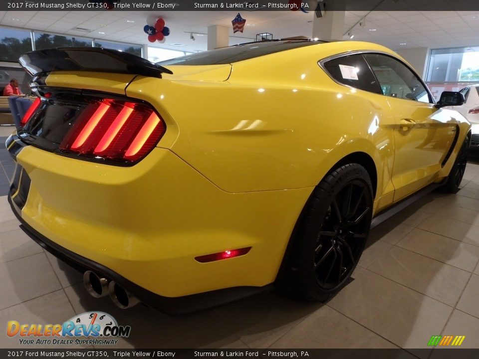 2017 Ford Mustang Shelby GT350 Triple Yellow / Ebony Photo #2