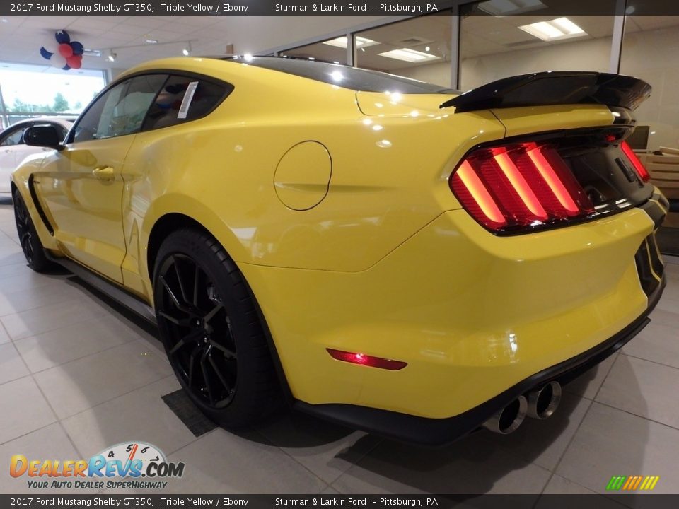 2017 Ford Mustang Shelby GT350 Triple Yellow / Ebony Photo #3