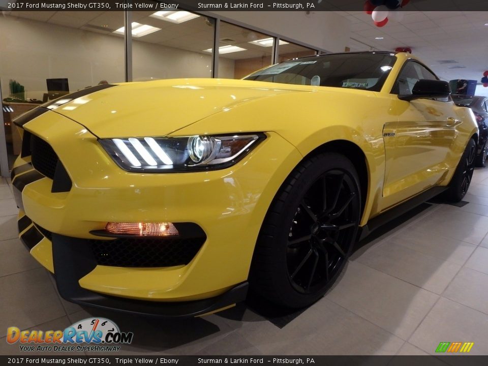 2017 Ford Mustang Shelby GT350 Triple Yellow / Ebony Photo #4