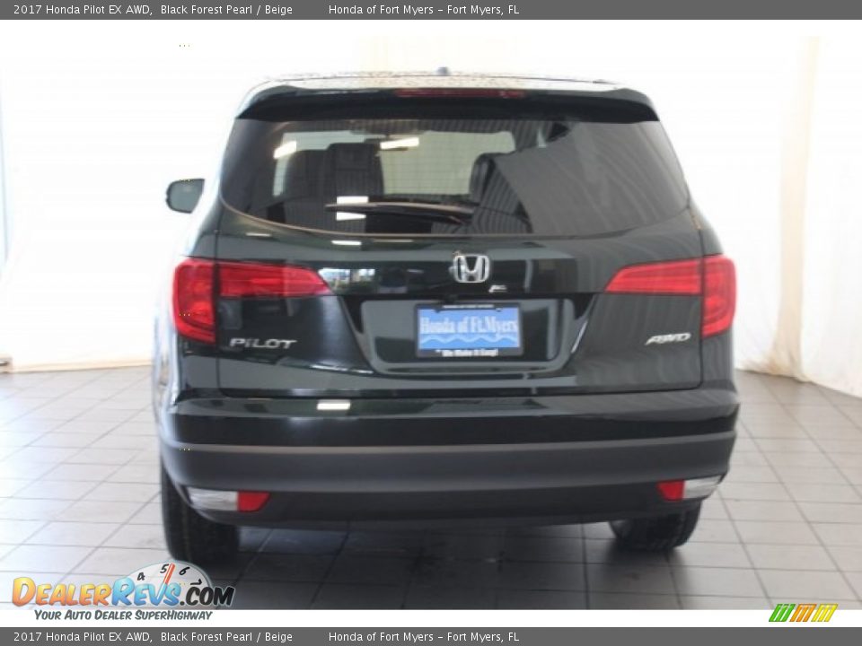 2017 Honda Pilot EX AWD Black Forest Pearl / Beige Photo #6