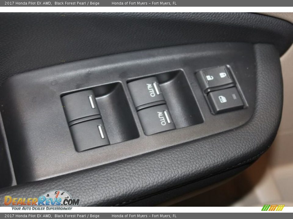 2017 Honda Pilot EX AWD Black Forest Pearl / Beige Photo #9