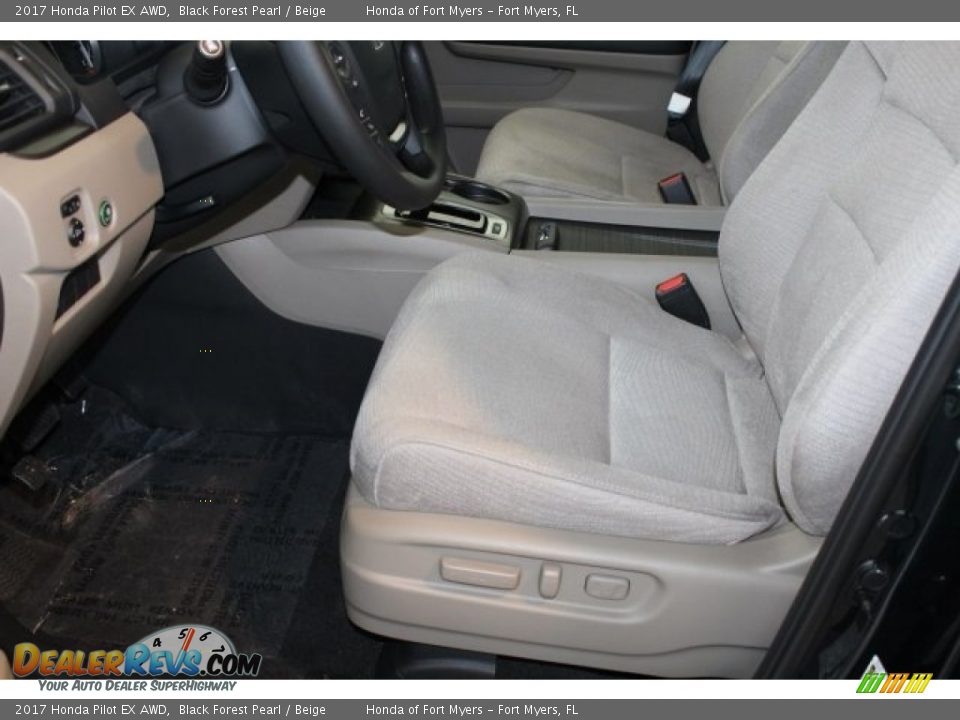 2017 Honda Pilot EX AWD Black Forest Pearl / Beige Photo #10