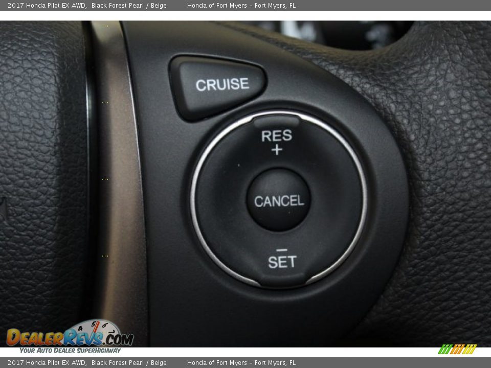 2017 Honda Pilot EX AWD Black Forest Pearl / Beige Photo #13