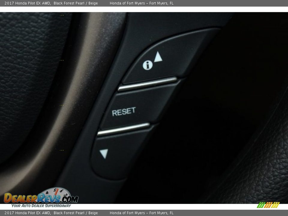 2017 Honda Pilot EX AWD Black Forest Pearl / Beige Photo #15