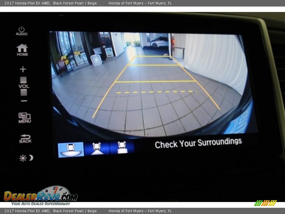 2017 Honda Pilot EX AWD Black Forest Pearl / Beige Photo #17