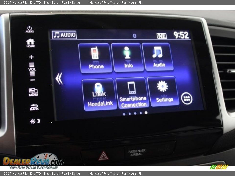 2017 Honda Pilot EX AWD Black Forest Pearl / Beige Photo #18