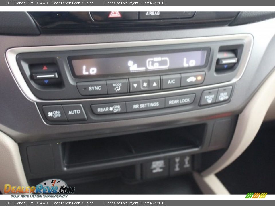 2017 Honda Pilot EX AWD Black Forest Pearl / Beige Photo #19