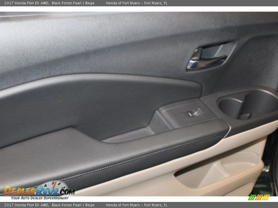 2017 Honda Pilot EX AWD Black Forest Pearl / Beige Photo #21