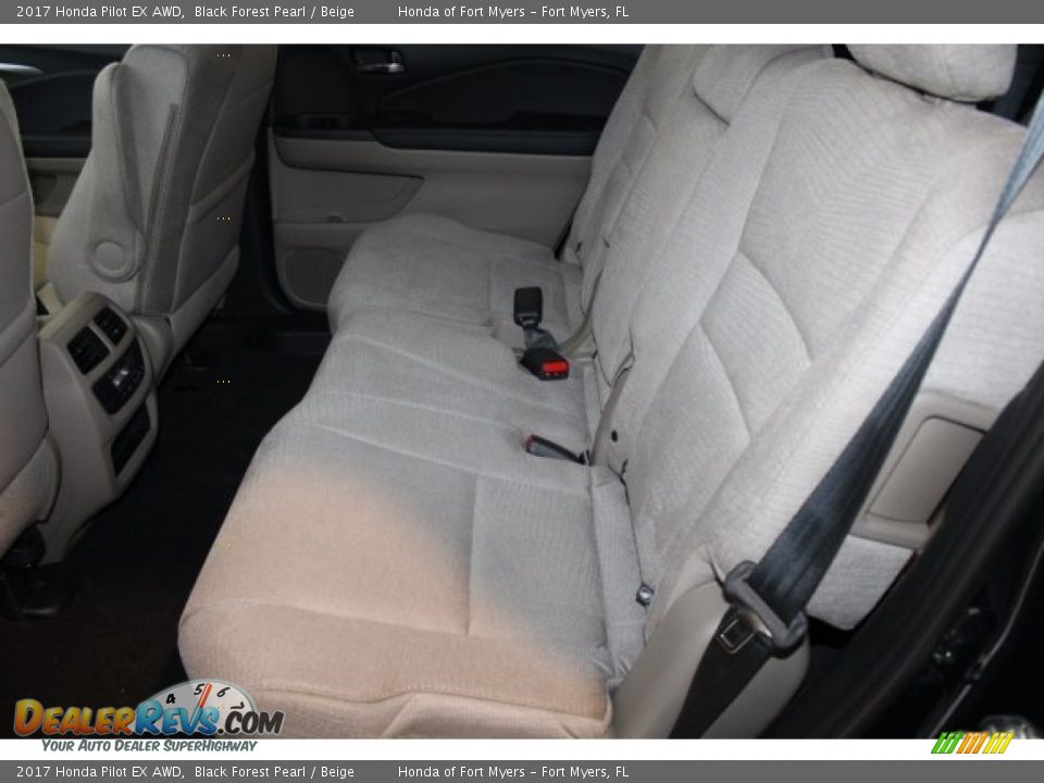2017 Honda Pilot EX AWD Black Forest Pearl / Beige Photo #22