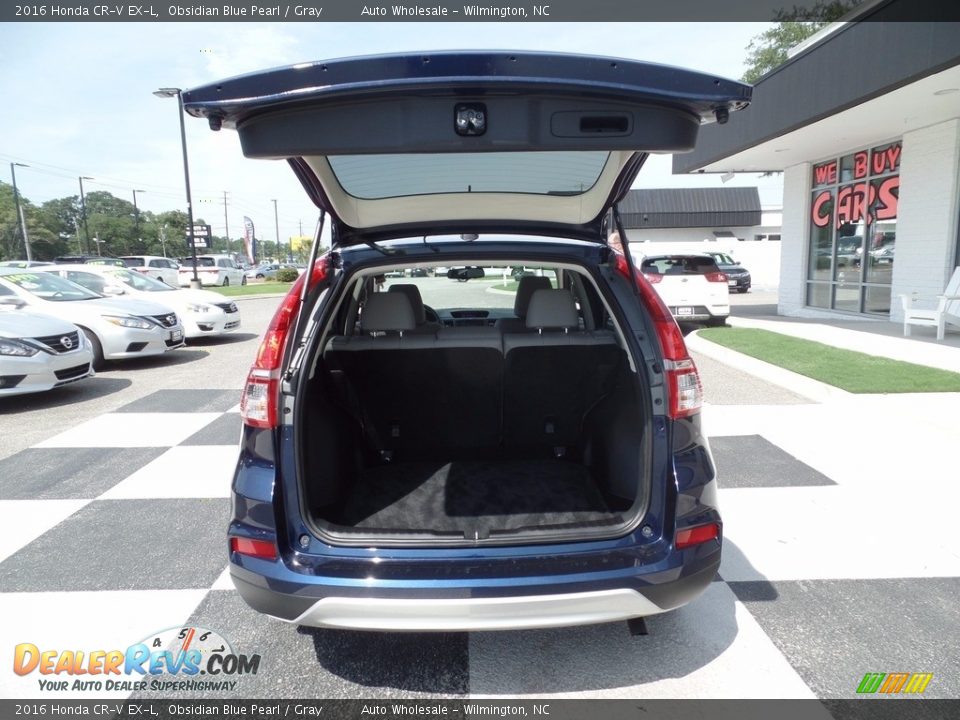 2016 Honda CR-V EX-L Obsidian Blue Pearl / Gray Photo #5