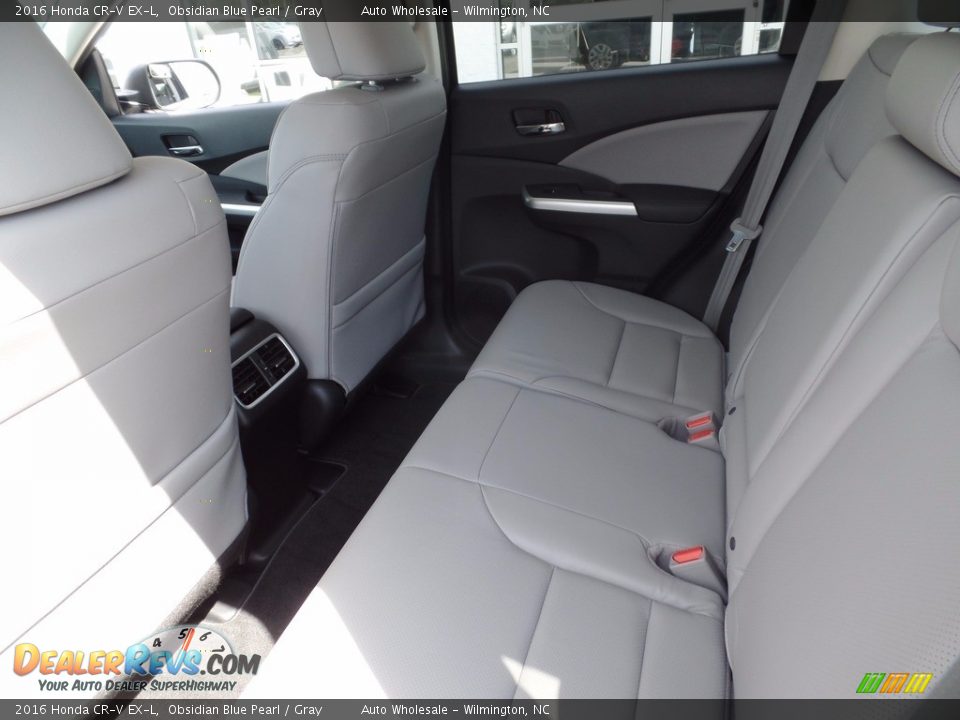 2016 Honda CR-V EX-L Obsidian Blue Pearl / Gray Photo #12
